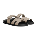 Hermès Chypre Sandals – Beige Galet - View 1