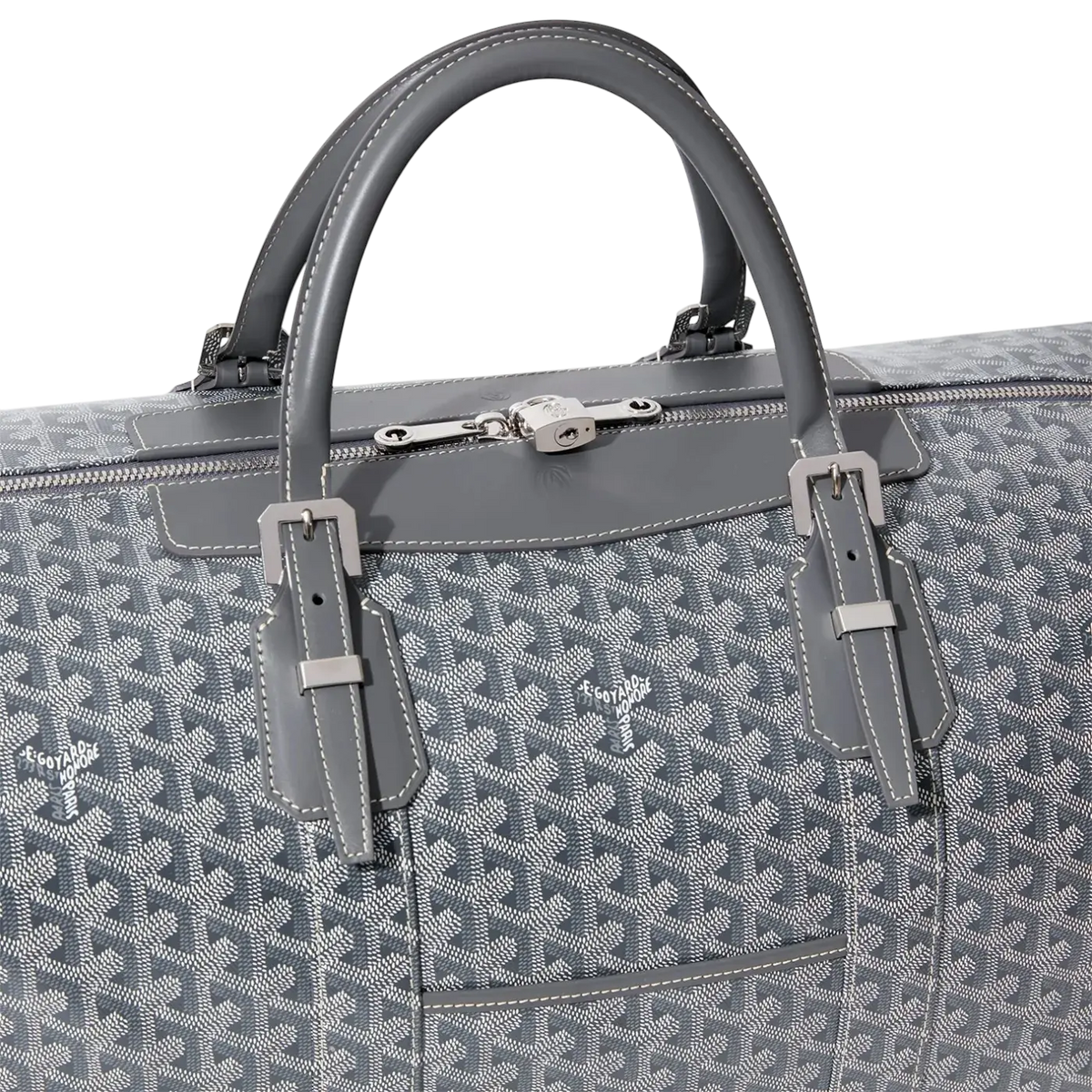 Goyard Bowling 55 Travel Bag – Grey - View 2