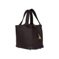 Hermès Picotin Lock 18 Bucket Bag – Rouge Sellier Clemence Gold Hardware - View 2
