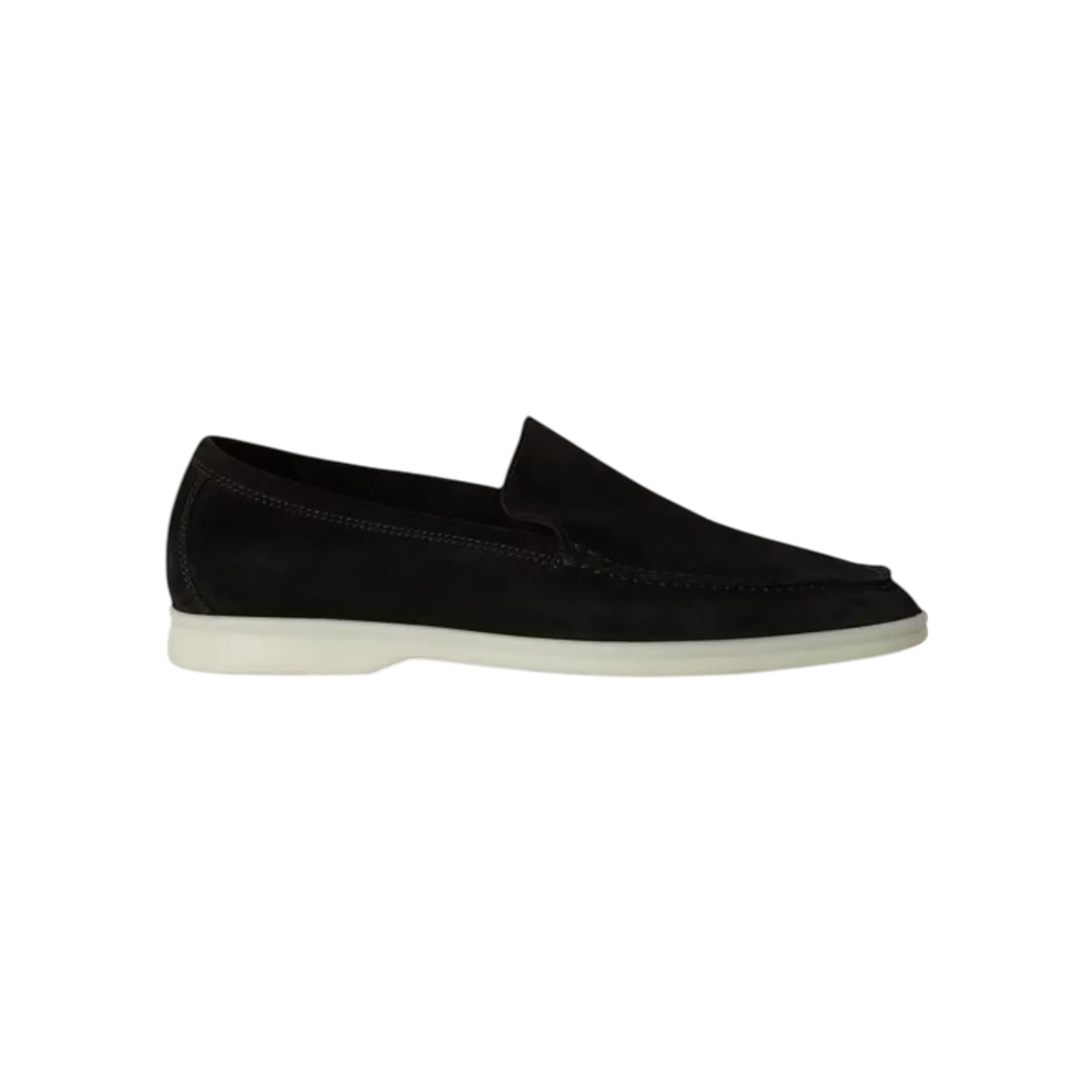 Loro Piana Summer Walk Loafers – Black - View 2