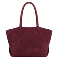 Alo Faux-Suede Tote Bag – Burgundy - View 2