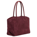 Alo Faux-Suede Tote Bag – Burgundy - View 3