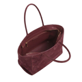 Alo Faux-Suede Tote Bag – Burgundy - View 4