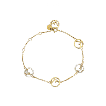 Fendi Jewelry | F Bracelet Gold