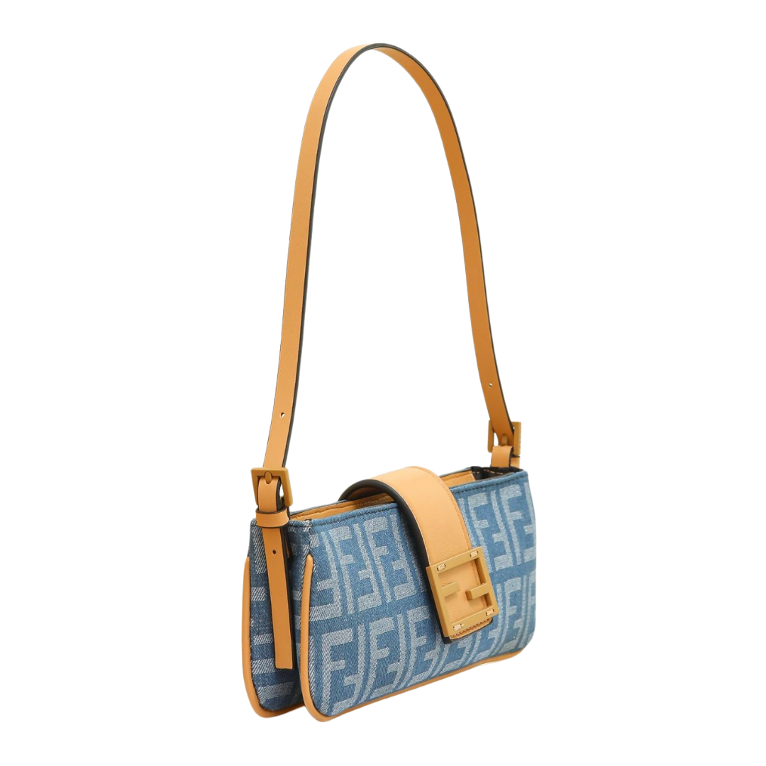 Fendi Baguette Bag – Blue - View 5