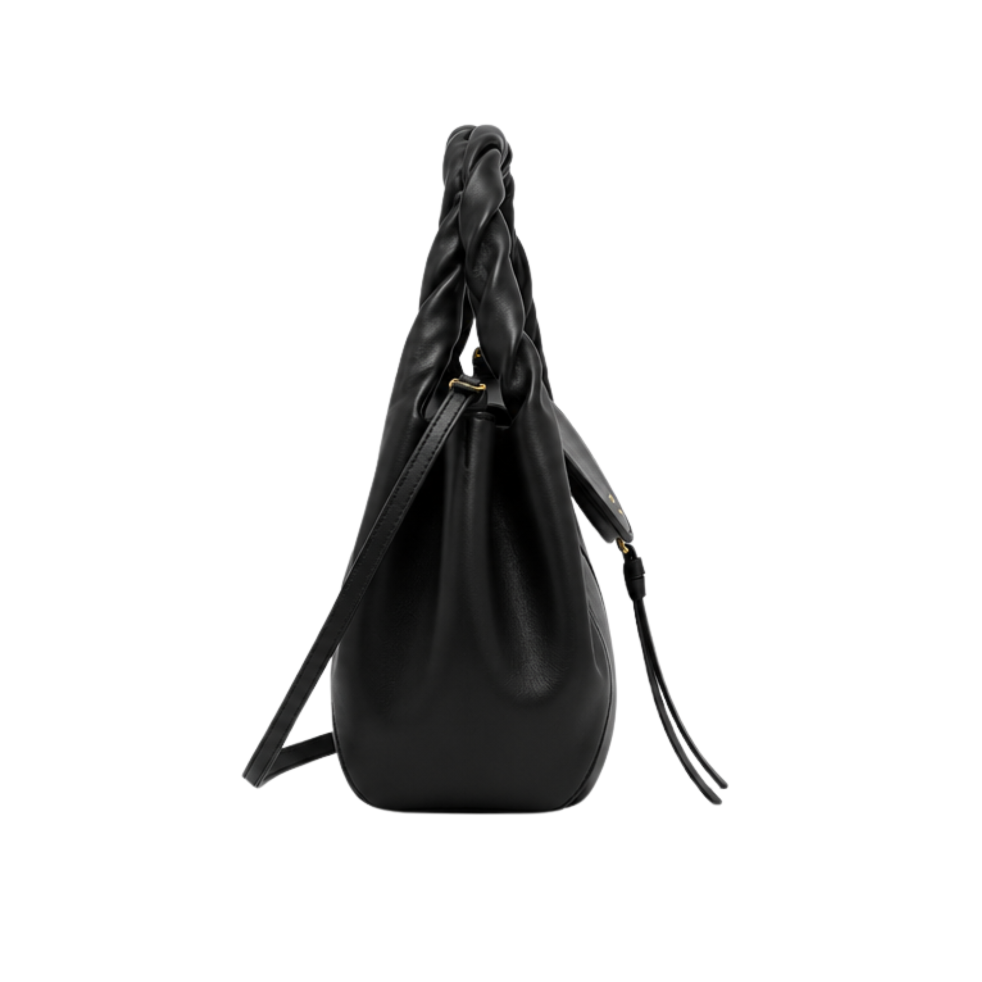 Fendi Mini Spy Bag Black Calfskin Leather Bag - image 3