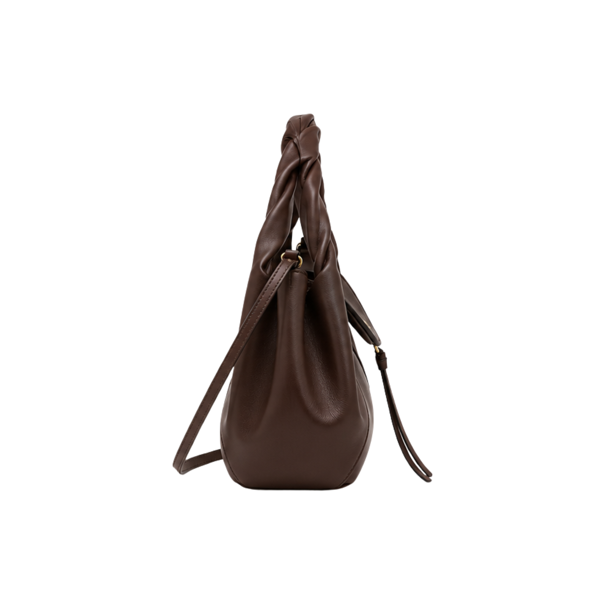 Fendi Mini Spy Bag Dark Brown Calfskin Leather Bag - image 3