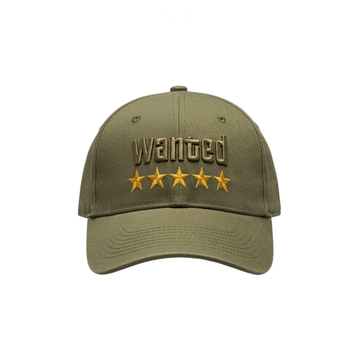 GTA Cap | WANTED 5 Stars Rope Snapback Olive Green - View 1