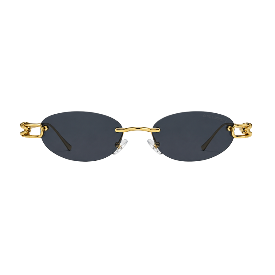 Gentle Monster Sunglasses Musubi Black Golden – product view