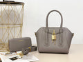 Givenchy Mini Antigona Lock Bag – Grey - View 5