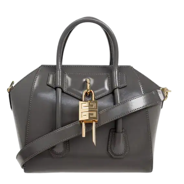 Givenchy Mini Antigona Lock Bag – Grey - View 1