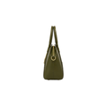 Givenchy Mini Antigona Lock Top Handle Leather Bag – Olive Green - View 3