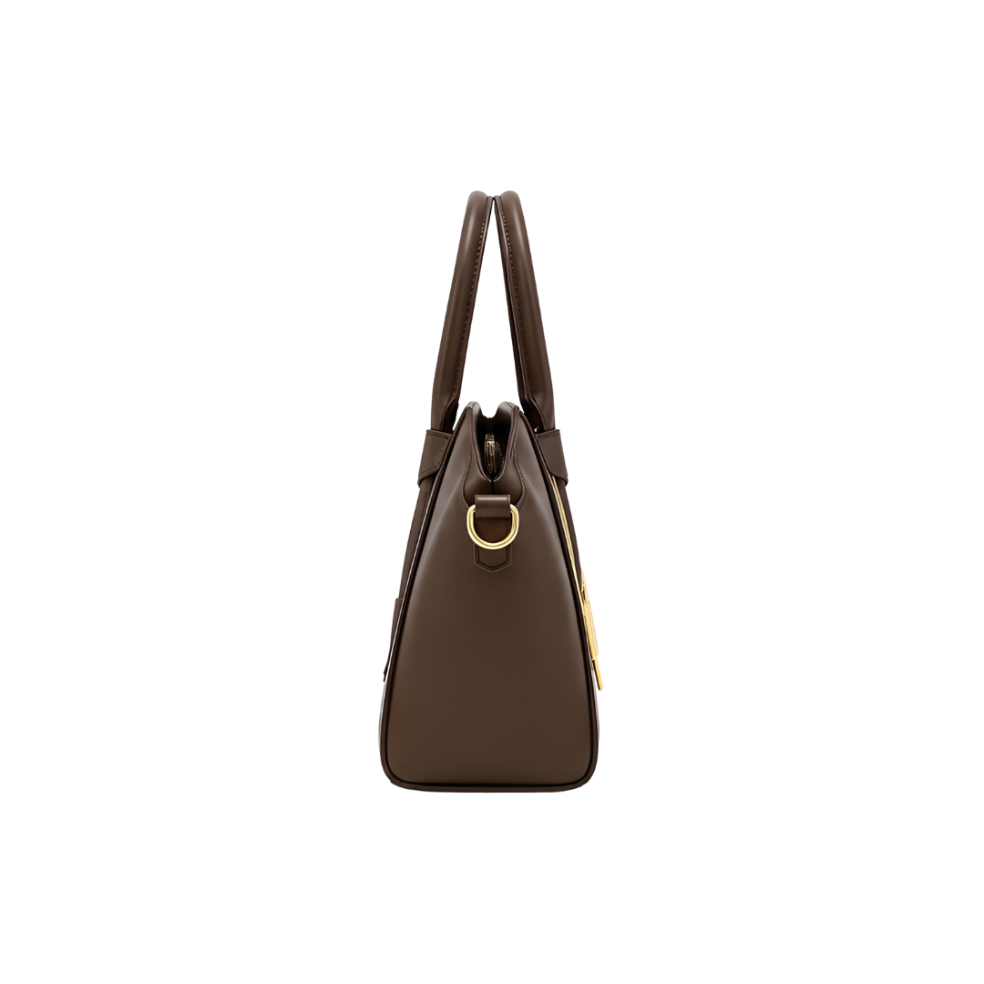Givenchy Toy Lock Antigona Leather Bag – Brown - View 3