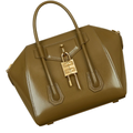 Givenchy Box-Style Leather Bag – Dark Khaki - View 2