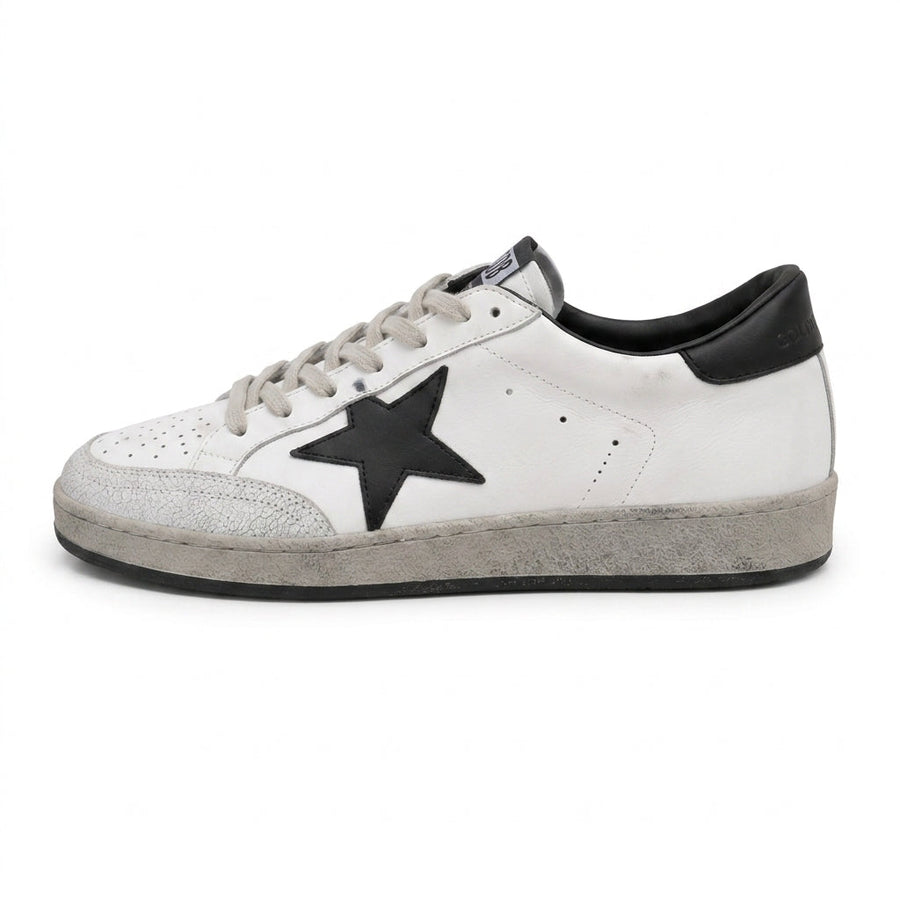 Golden Goose Ball Star Sneakers – White & Black - View 1