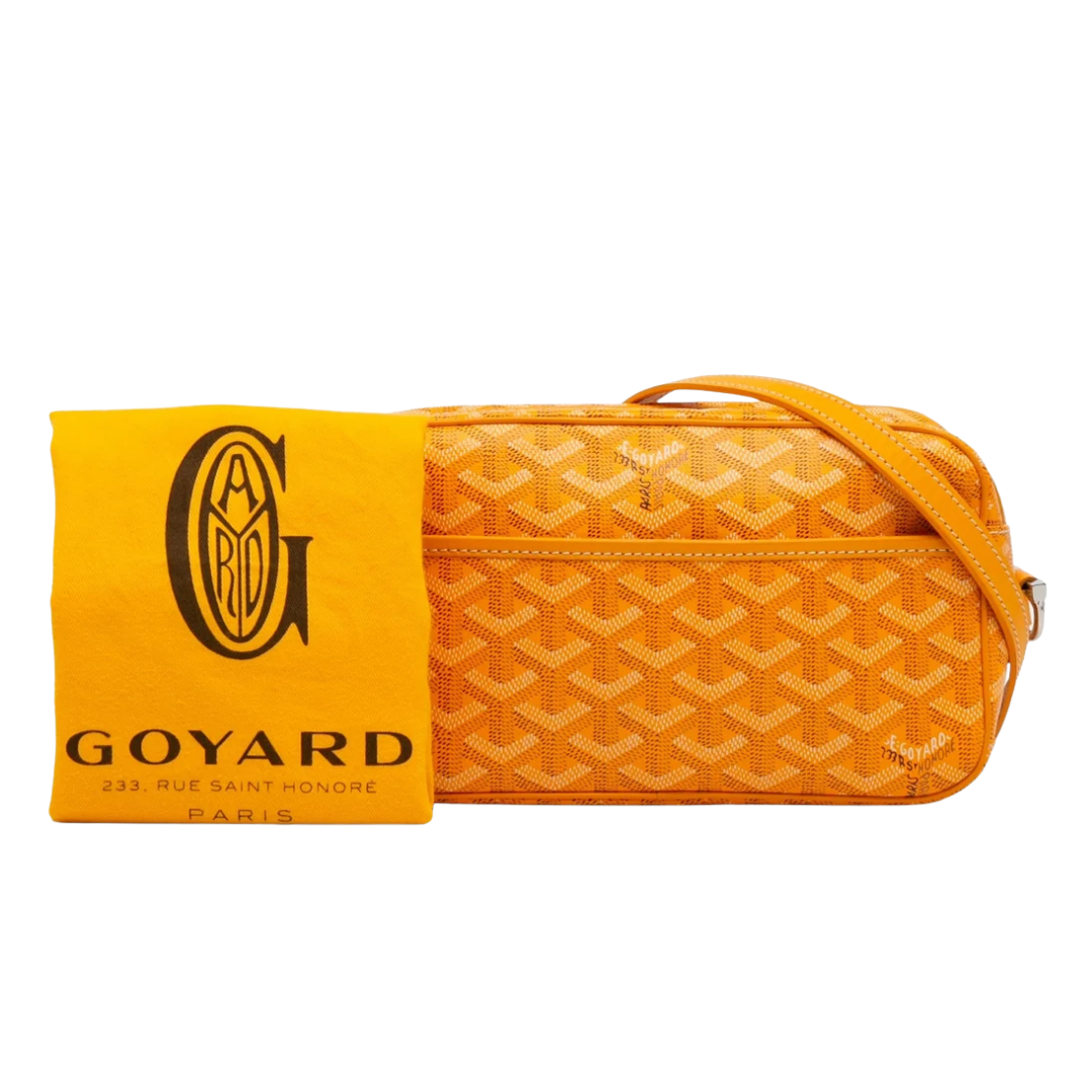 Goyard Cap-Vert PM Canvas Crossbody Bag – Yellow - View 2