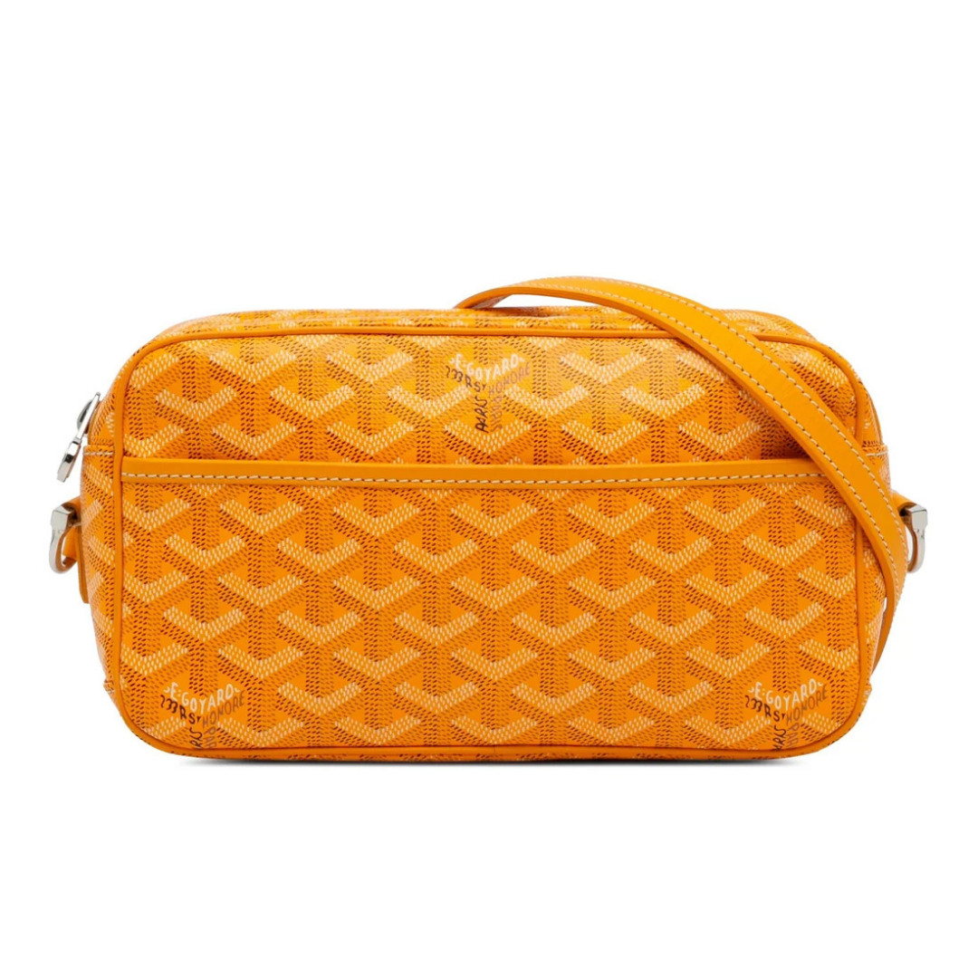 Goyard Cap-Vert PM Canvas Crossbody Bag – Yellow - View 1