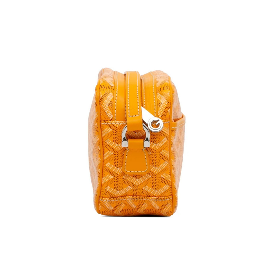 Goyard Cap-Vert PM Canvas Crossbody Bag – Yellow - View 6