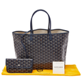 Goyard Goyardine Coated Bag – Blue - View 5
