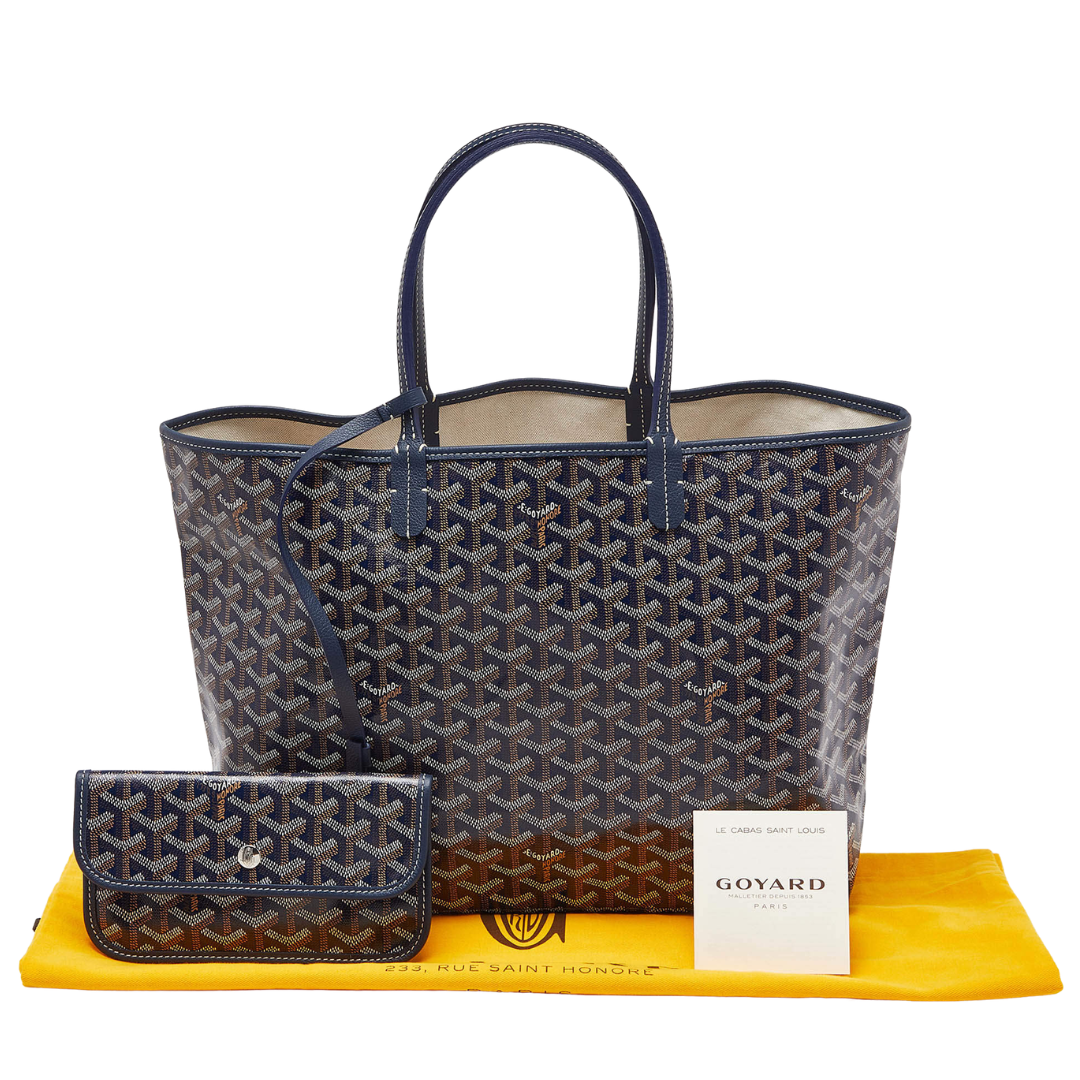 Goyard Goyardine Coated Bag – Blue - View 5