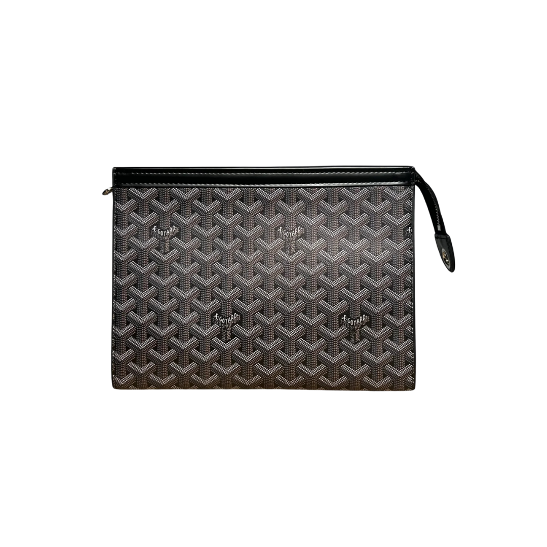 Goyard Pattern Clutch – Grey - View 1