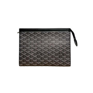 Goyard Pattern Clutch – Grey - View 1