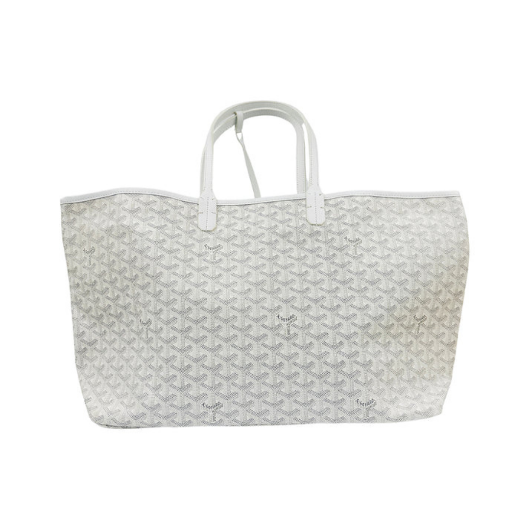 Goyard Saint Louis Tote Bag – White - View 3