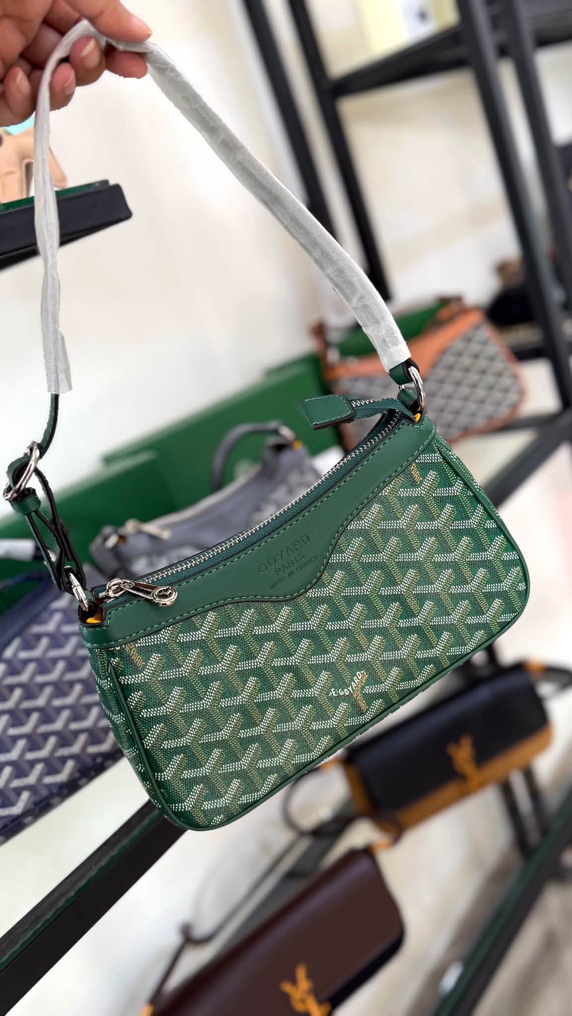 Goyard Mini Shoulder Bag – Green - View 4