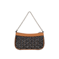 Goyard Goyardine Canvas Mini Shoulder Bag – Black - View 4
