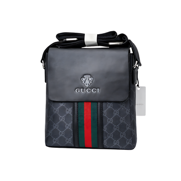 Gucci Crossbody Bag | Multi Canvass Black Grey - View 1