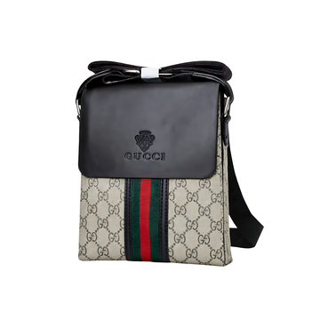 Gucci Crossbody Bag | Multi Canvass White Brown - View 1