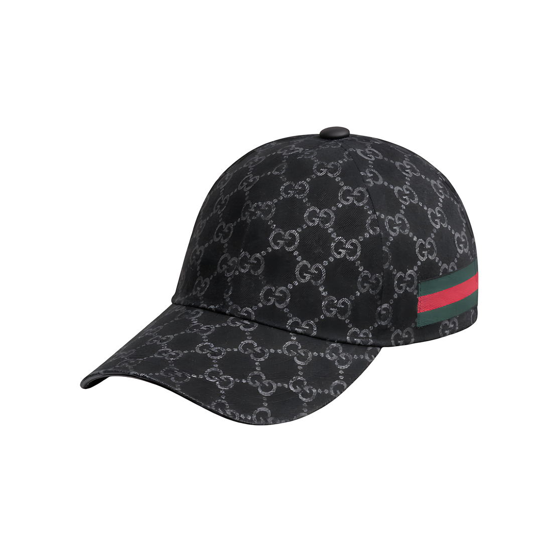 Gucci GG Logo Stripe Canvas - Black - View 1
