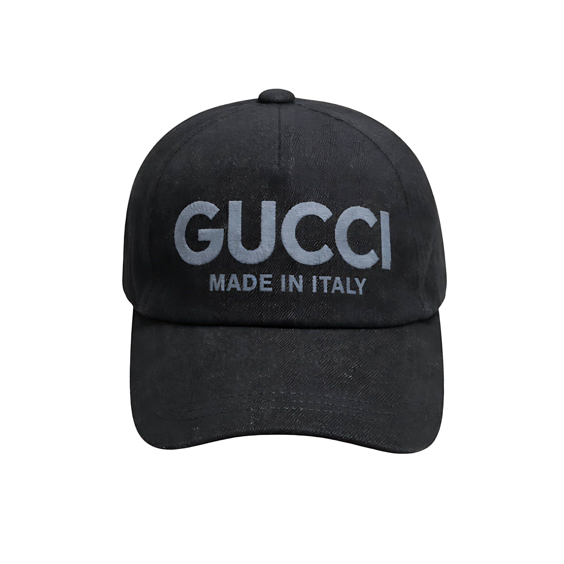 Gucci Logo Cotton Cap - Black - View 2