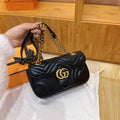 Gucci Marmont Mini Shoulder Bag – Gold - View 4