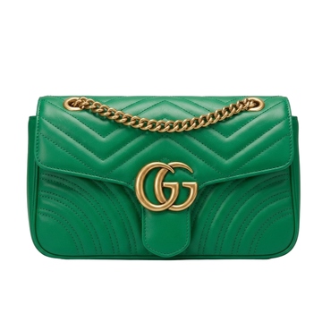 Gucci GG Marmont Shoulder Bag – Vibrant Green - View 1