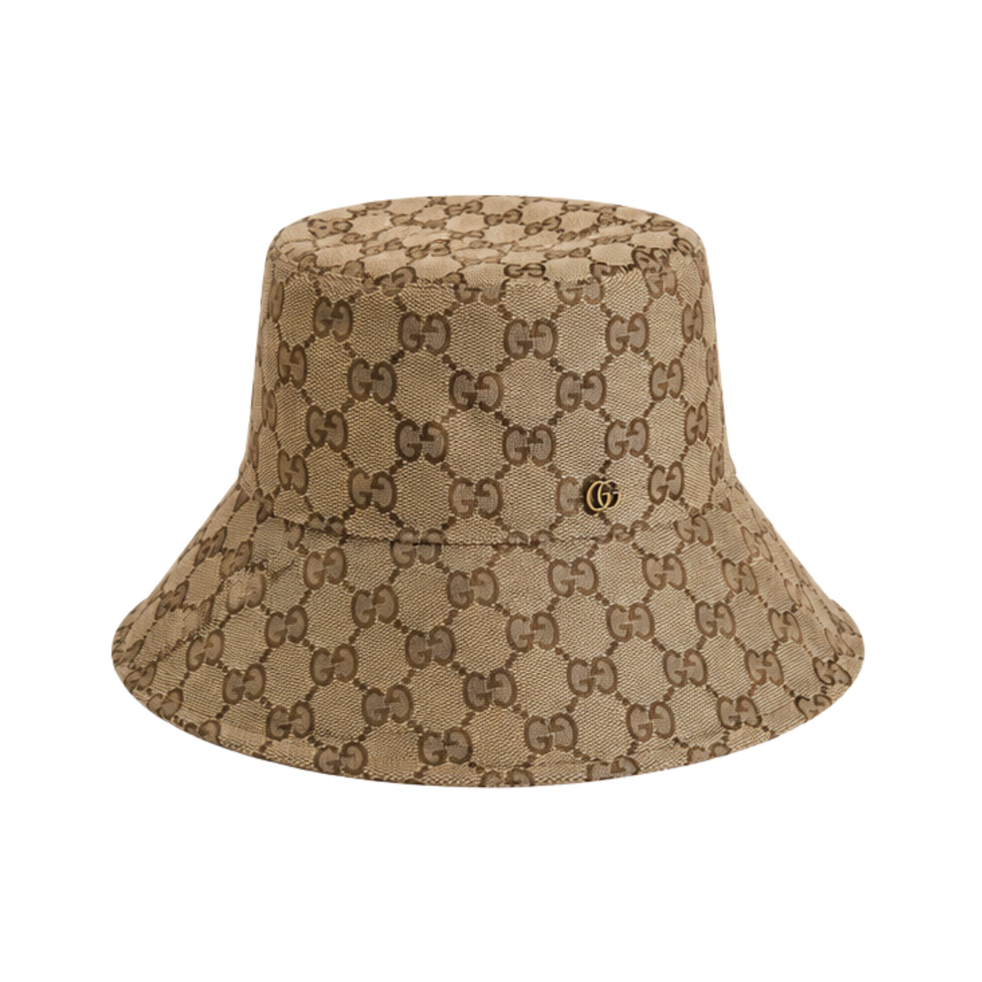 Gucci GG Canvas Bucket Hat Beige Brown – product view