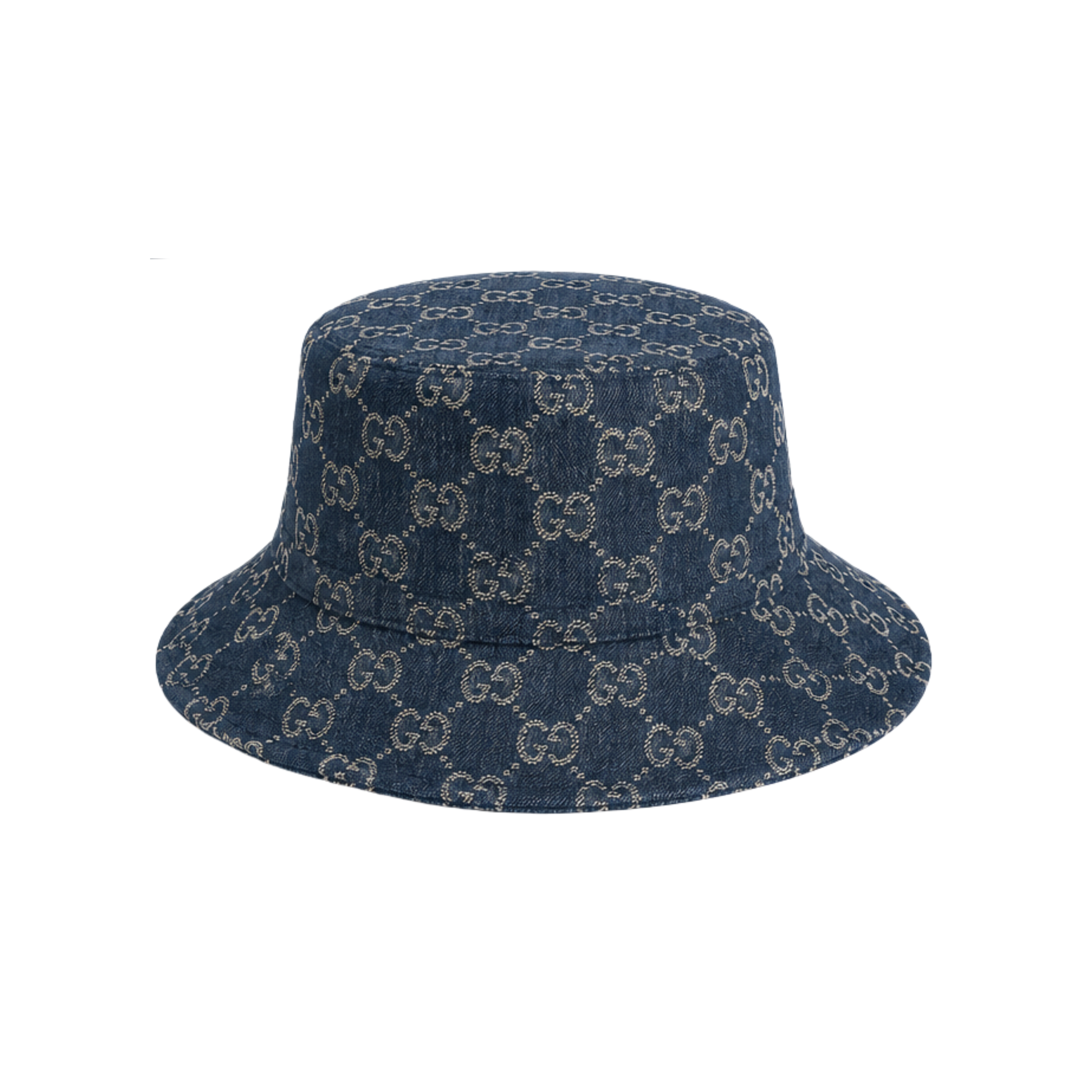 Gucci GG Canvas Bucket Hat Navy Blue – product view