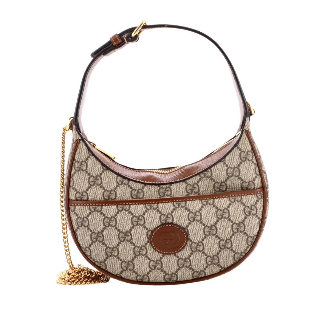 Gucci GG Half-Moon Mini Bag - View 1