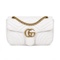 Gucci GG Marmont Shoulder Bag – White - View 1
