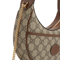 Gucci GG Supreme Half-Moon Mini Bag – Nude - View 3