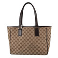 Gucci Monogram Tote Bag – Brown - View 1