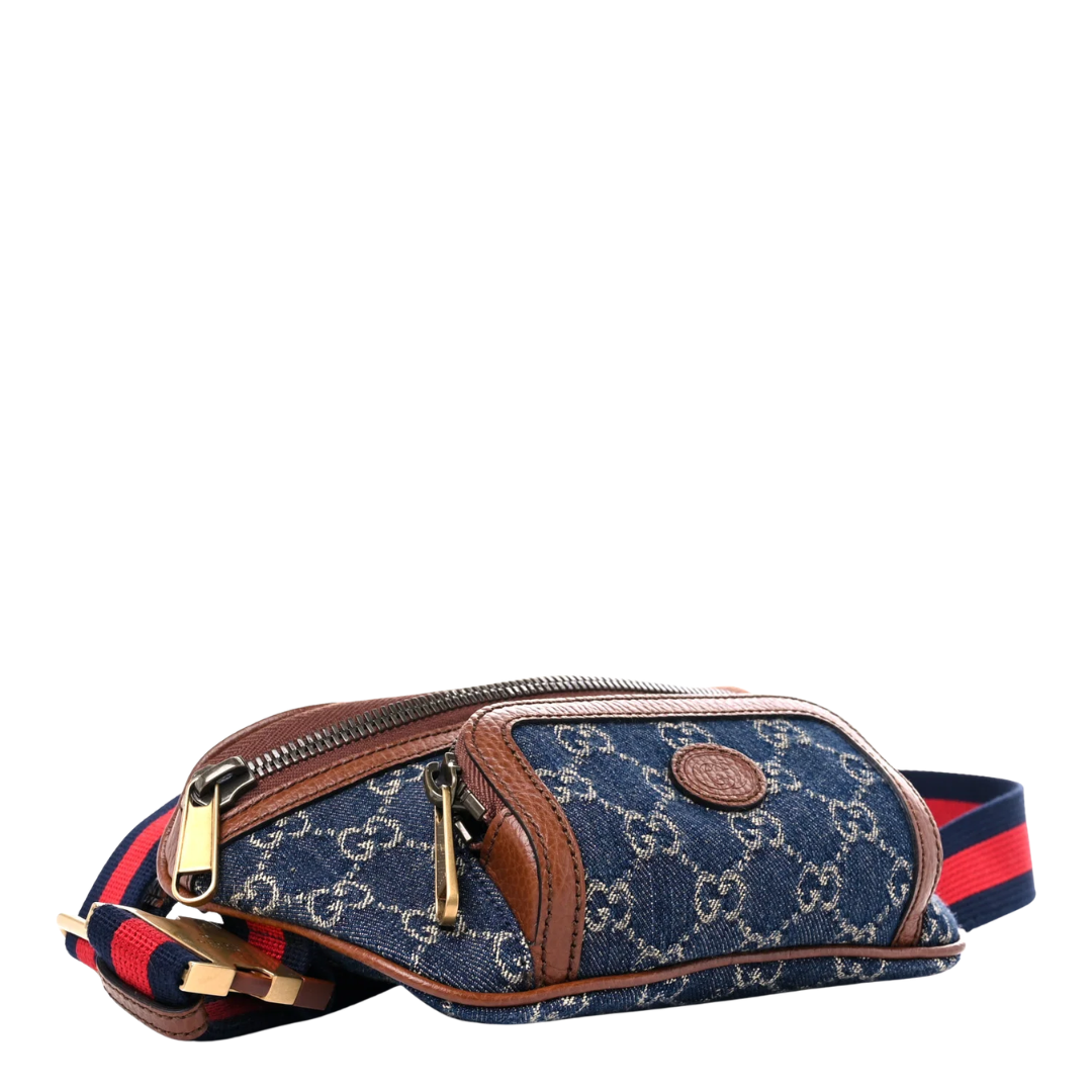 Gucci GG Monogram Bag – Blue & Brown - View 3