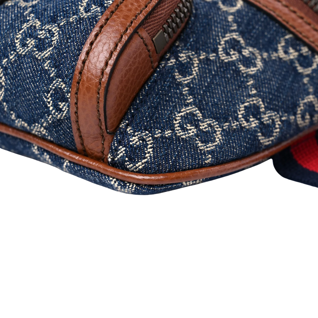 Gucci GG Monogram Bag – Blue & Brown - View 5