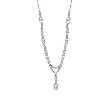 Hermès Jewelry | Chaine d Ancre Farandole Multi Strand Jewelry Set Silver Crystals