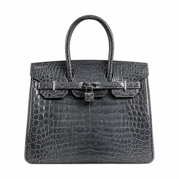 Hermès Bag | Birkin 25 Black Matte Alligator