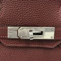 Hermes Burgundy Bag - image 2