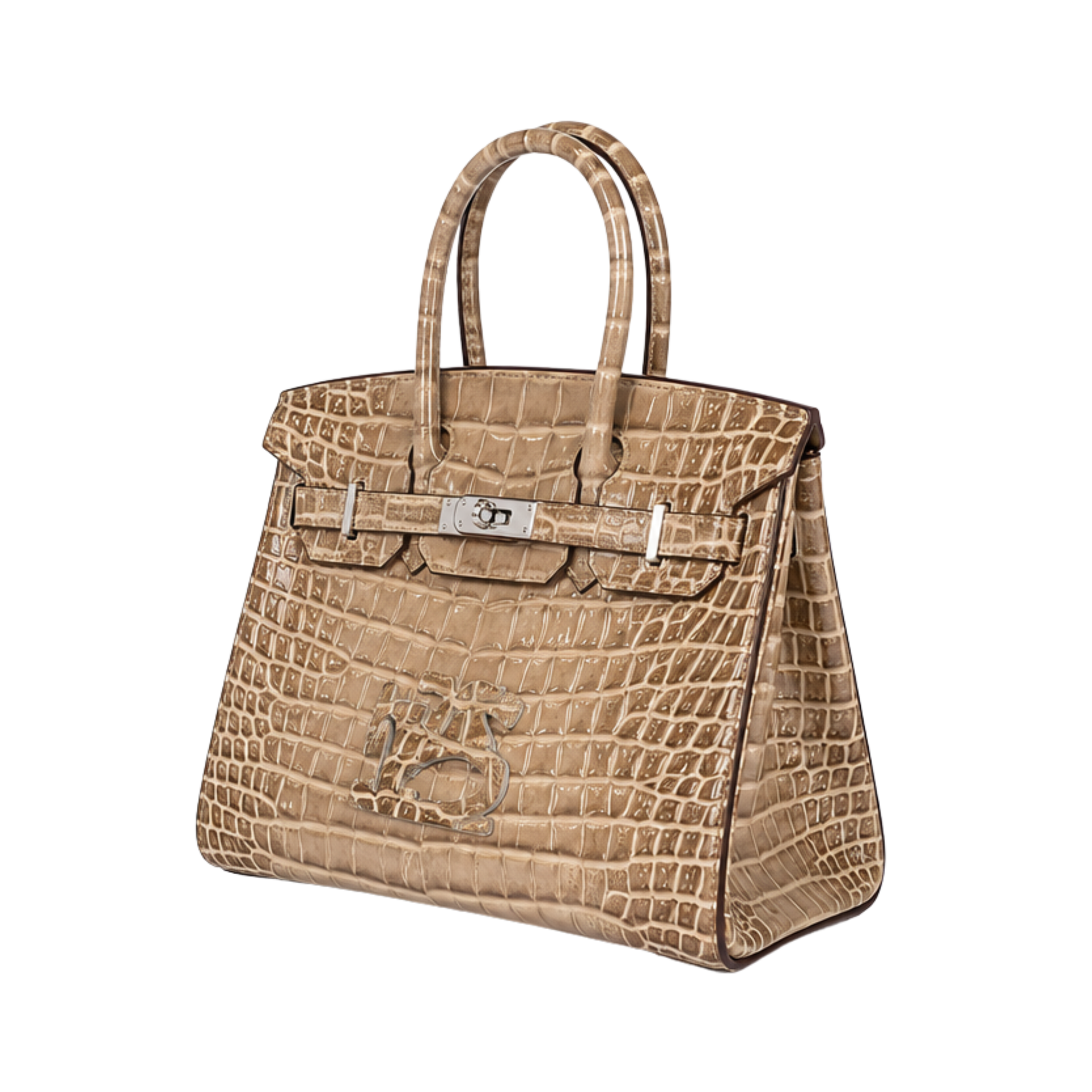 Hermes Poussiere Alligator Bag - image 2