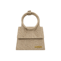 Jacquemus Le Chiquito Noeud Beige Cotton Bag - image 1
