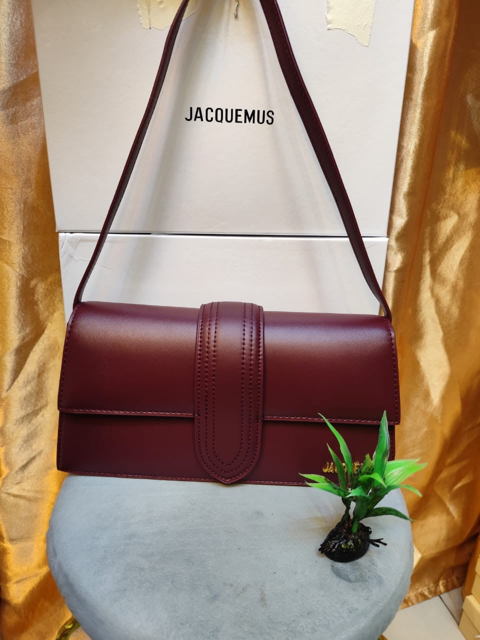 Jacquemus Le Bambino Long Shoulder Bag – Brown - View 3