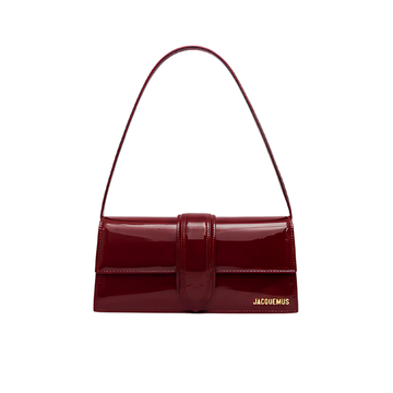 Jacquemus Le Bambino Patent Leather Shoulder Bag – Cherry Red - View 1